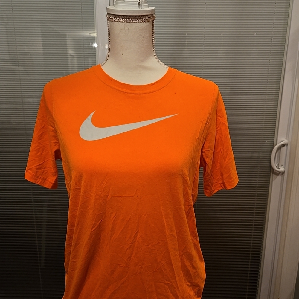 Nike Orange T-Shirt with Logo